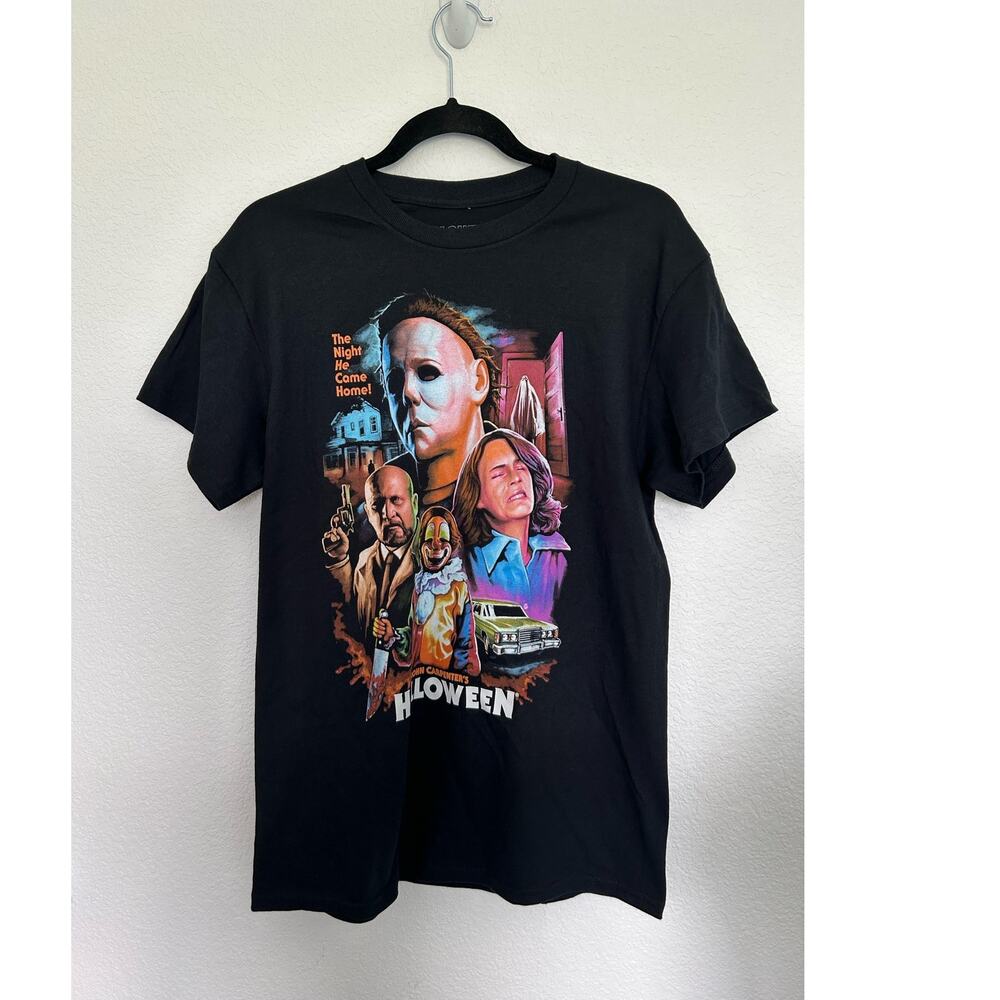 Halloween Michael Myers Graphic Tee in Black - M